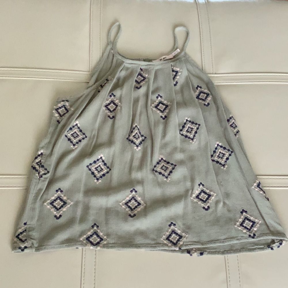 Mi Ami, Aztec Tank Top Blouse with embroidery size XS